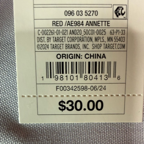 A New Day Red Satin Heels with Crystal Embellishments - Picture 9 of 9